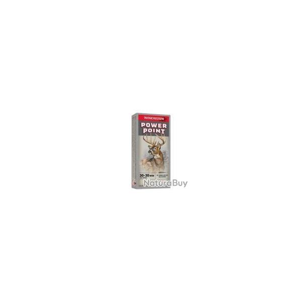 Cartouches WINCHESTER calibre 30-30 150grs POWER POINT x20