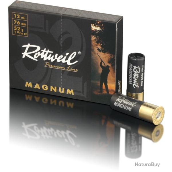 Cartouches ROTTWEIL MAGNUM calibre 12/76 n�2 52G x10