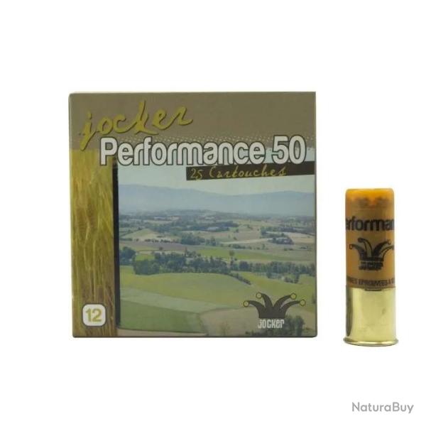 Cartouches JOCKER PERFORMANCE MAGNUM Calibre 12/76 50g BJ N�2 x25