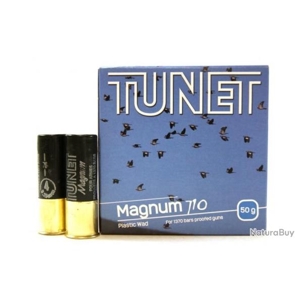 Cartouches TUNET MAGNUM 710 calibre 12/76 50G bj N�4 x25