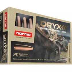 Cartouches NORMA calibre 8X57JRS ORYX 196GR x20