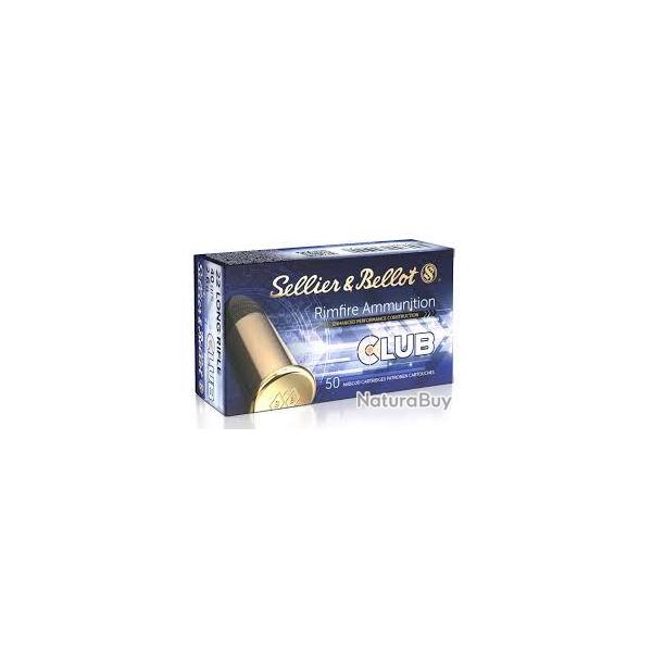 Cartouches SELLIER&BELLOT calibre 22LR 40g X50