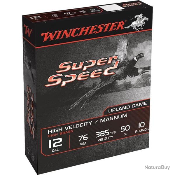 CARTOUCHES WINCHESTER SUPER SPEED calibre 12 76 50g x10