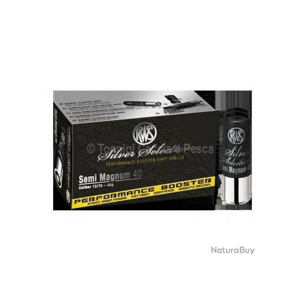 Cartouches RWS SILVER SELECTION SEMI MAG 40G calibre 12/70 N�5 x10