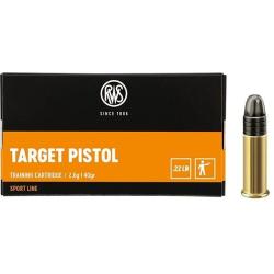 Cartouches RWS TARGET PISTOL calibre 22LR x50