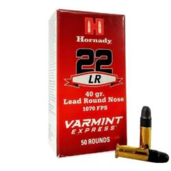 Cartouches HORNADY calibre 22LR VARMINT EXPRESS X50