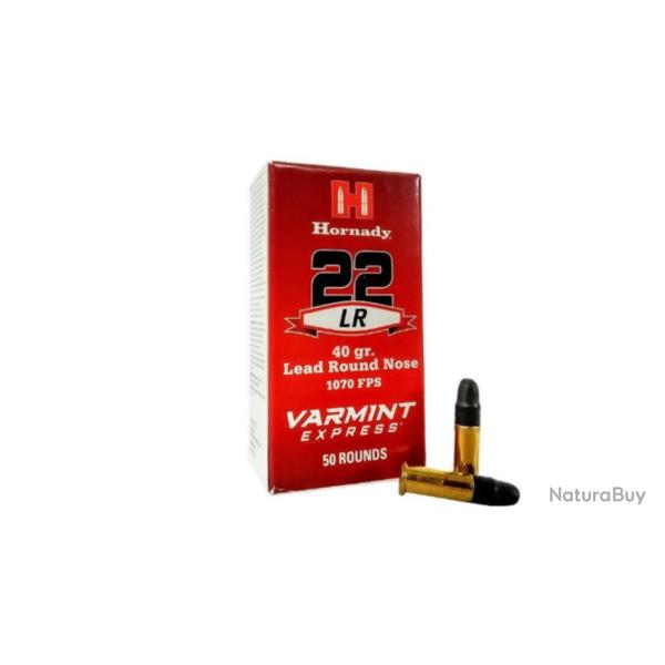Cartouches HORNADY calibre 22LR VARMINT EXPRESS X50