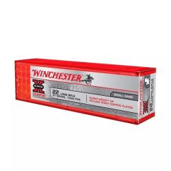 Cartouches WINCHESTER SUPER-X COPPER PLATED LHP calibre 22LR 37gr x100