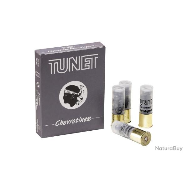 Cartouches TUNET CHEVROTINE SEMI MAGNUM calibre 12/70 12grs bg x10