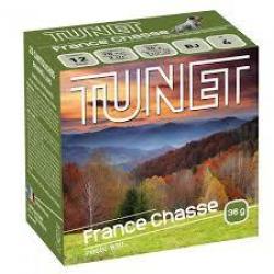 Cartouches TUNET FRANCE CHASSE Calibre 12/70 36g BJ N&deg;7 x25
