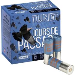 Cartouches TUNET JOURS DE PASSAGE calibre 12/70 35g BJ NICKELE x25