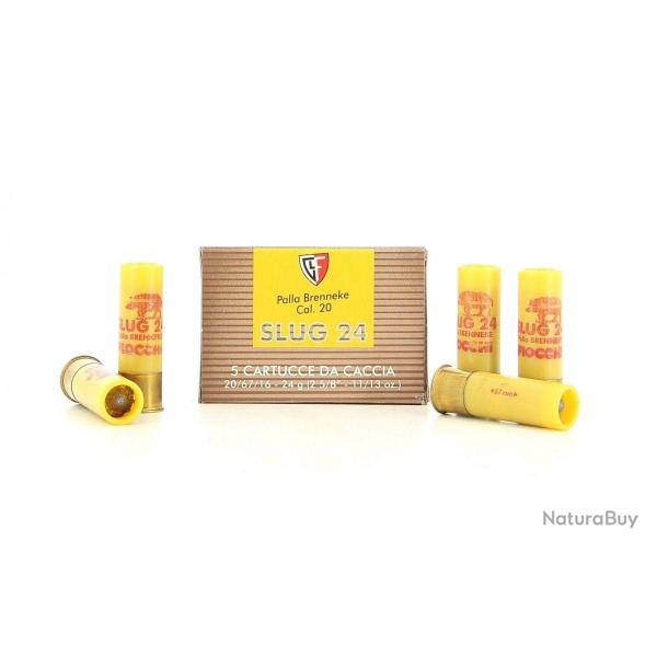 Cartouches FIOCCHI SLUG 24 calibre 20/67 x5