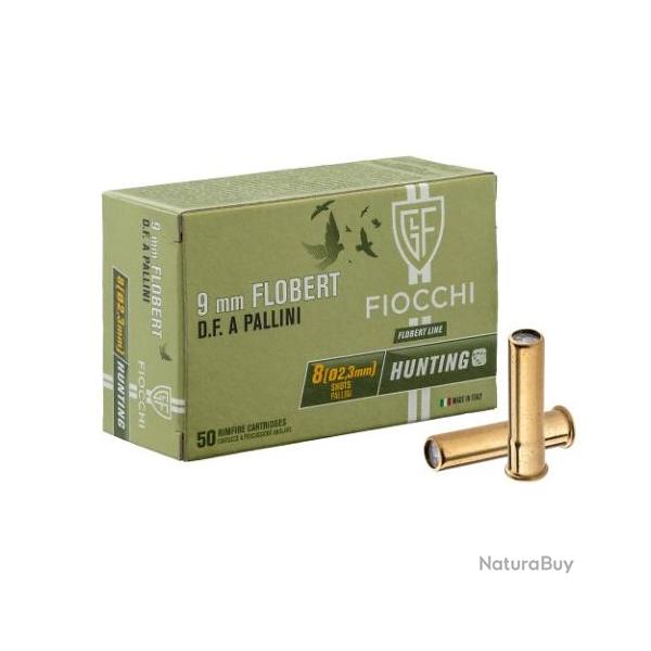 CARTOUCHES FIOCCHI 9MM FLOBERT n8 X50