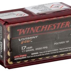 Cartouches WINCHESTER calibre17HMR HV x50