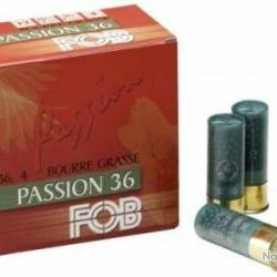 Cartouches FOB PASSION calibre 12/70 36g bg n&deg;5 x25