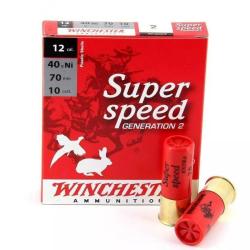 Cartouches WINCHESTER SUPER SPEED G2 calibre 12/70 40G n&deg;6 x10