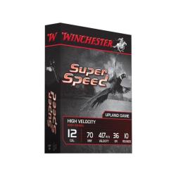 Cartouches WINCHESTER SUPER SPEED calibre 12/70 36g bourre jupe n&deg;2 x10