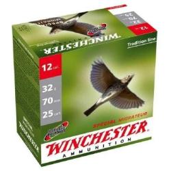Cartouches WINCHESTER MIGRATEUR calibre 12/67 32g BJ n&deg;7.5 X25