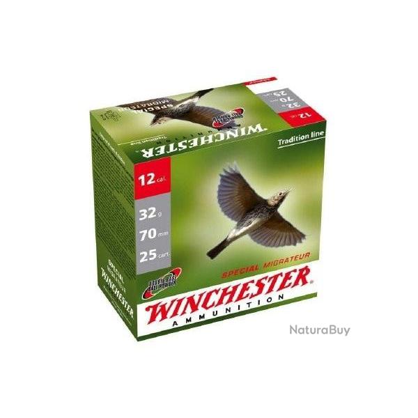CARTOUCHES WINCHESTER MIGRATEUR calibre 12/67 32g BJ n�7.5 X25