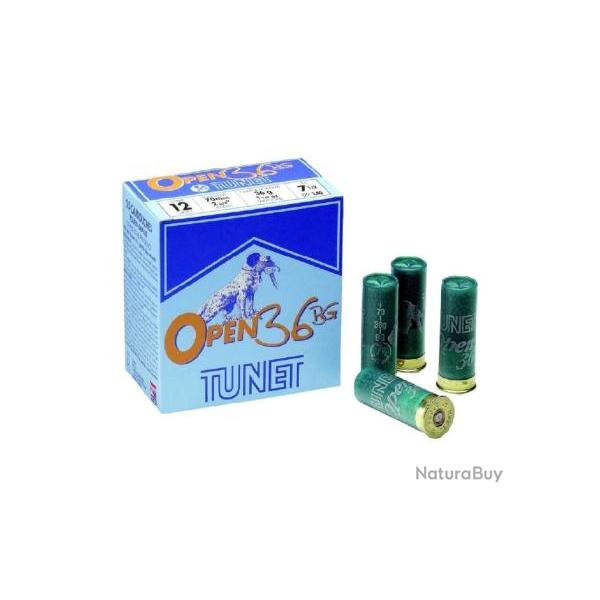 Cartouches TUNET OPEN calibre 12/70 36 BG 7.5 x25