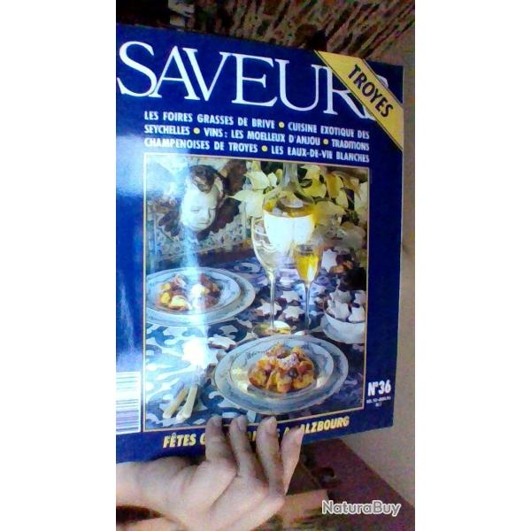 Saveurs numero 36 Decenbre 1993 Fetes gourmandes Salzbourg -