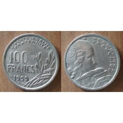 France 100 Francs 1955 B Cochet Piece Franc