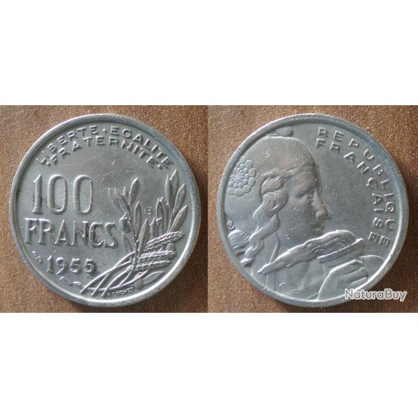 France 100 Francs 1955 B Cochet Piece Franc