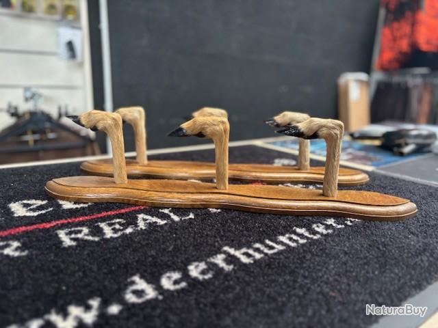 porte fusil en pattes de chevreuil 3 fusils