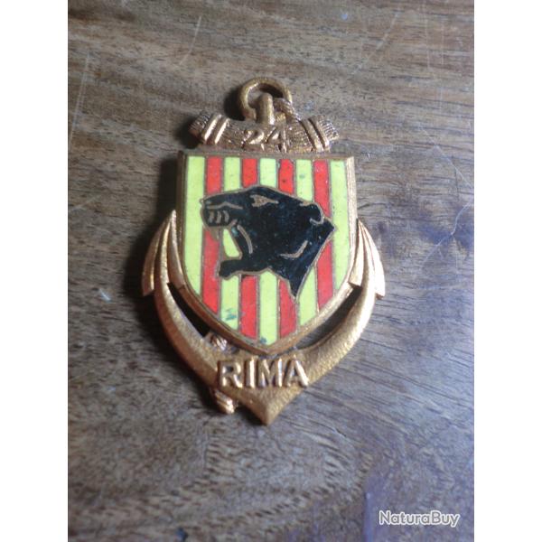 insigne 24� RIMA infanterie marine / drago paris