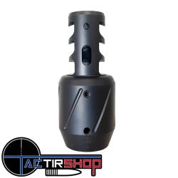 Combo Tuner Frein de bouche Spearhead Tuner Muzzle Brake Combo 3 Port Black Nitrite 22lr / 223 / 6mm