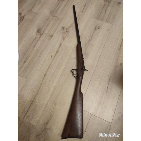 Carabine a chien: calibre 6mm, mono coup.