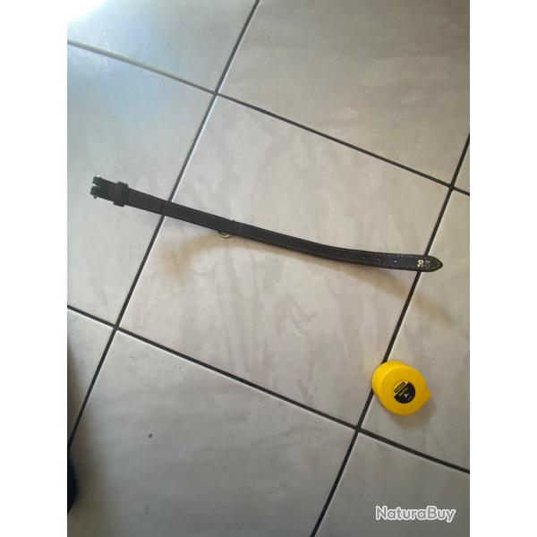 Collier cuir 35 cm neuf