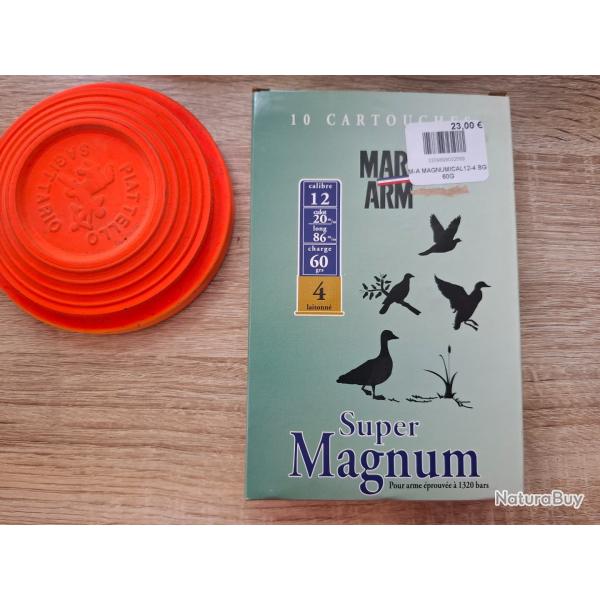Cartouches MARY ARM  Siper Magnum 60 gr BJ - 12/89