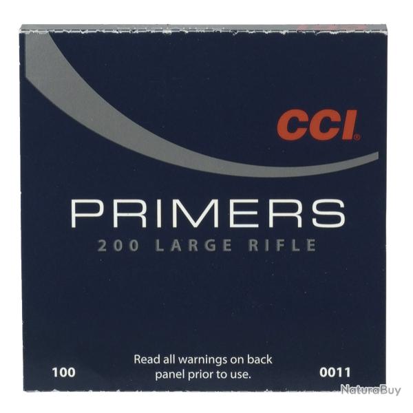 AMORCES CCI LARGE RIFLE 200 BOITE 100