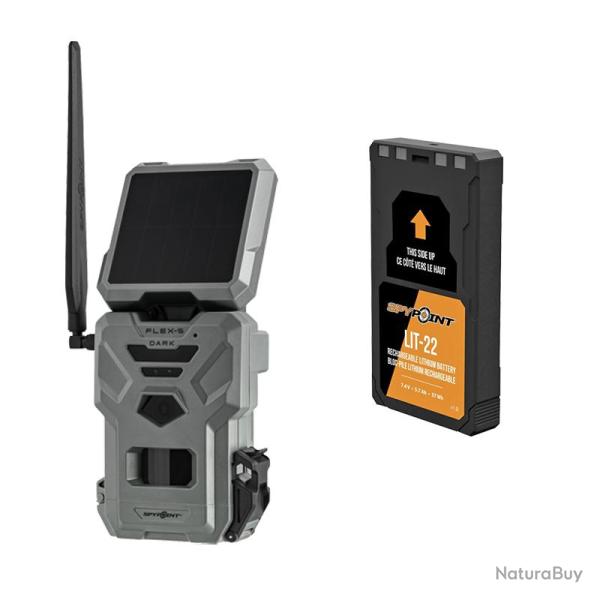 Pack Autonomie Pi�ge Photographique Flex S Dark Spypoint