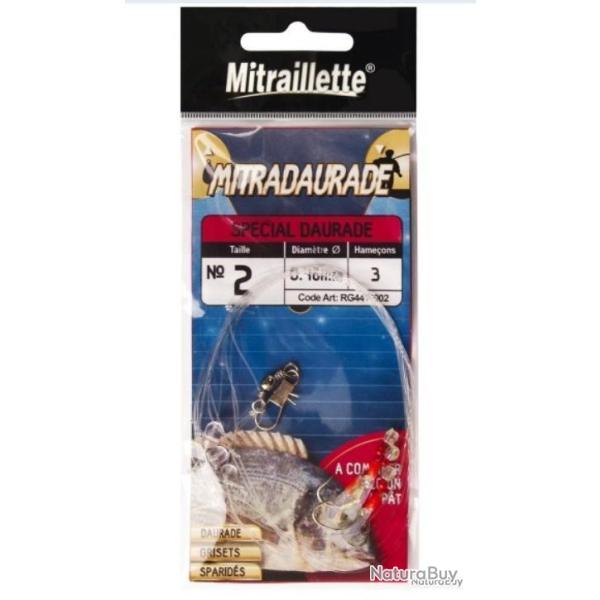 Bas de ligne mer ragot mitraillette mitradaurade N2 0,46mm