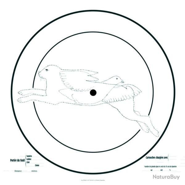 Cibles d'essai sp�ciales fusil 90x90 cm