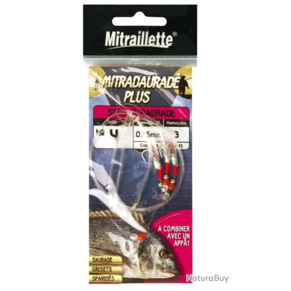 Bas de ligne mer ragot mitraillette mitradaurade N1/0 0,56mm
