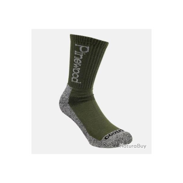 Chaussettes PINEWOOD coolmax verte par 2
