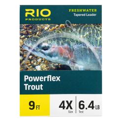 Bas de ligne RIO Powerflex Trout 9&acute; (2,70m) 0X