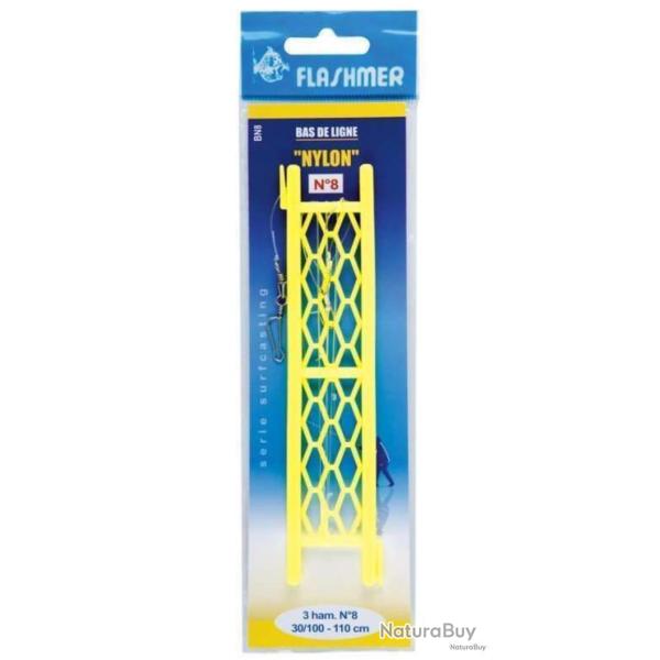 Bas de ligne mer flashmer nylon N3/0 X3