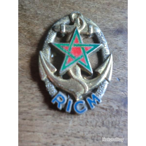insigne RICM r�giment infanterie chars  / drago paris