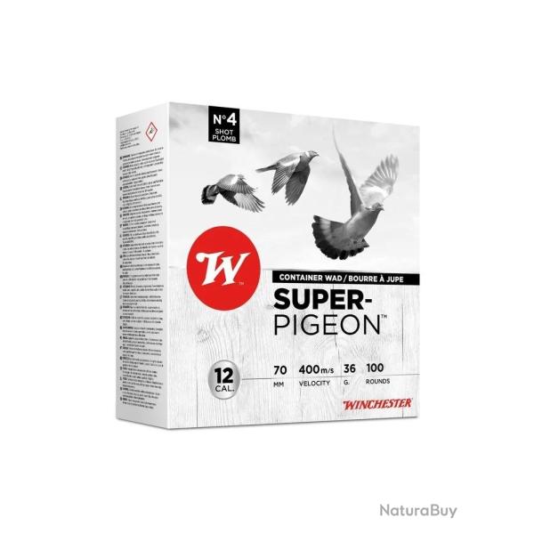 Winchester - Pack de 100 cartouches super Pigeon cal12 n�6