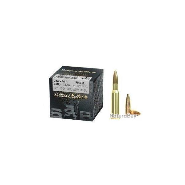 Sellier & Bellot cal.7,62x54 R FMJ 180 grains X50