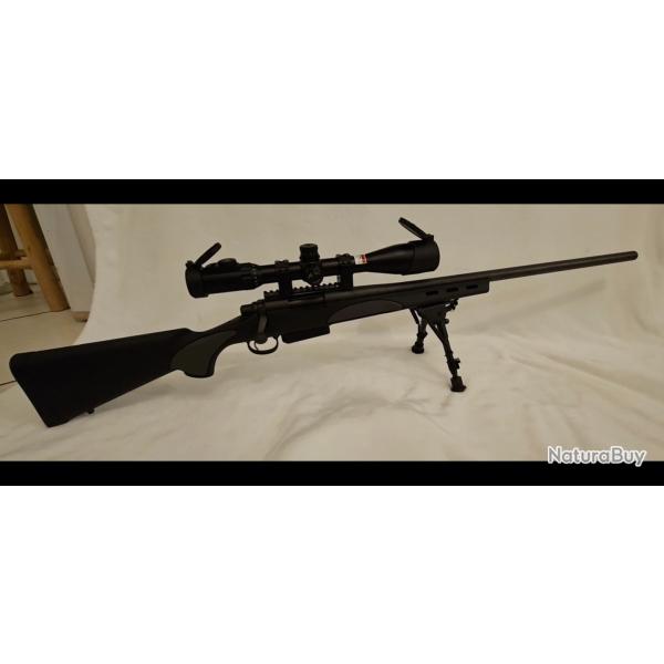 Remington700 308w avec lunette et bipied