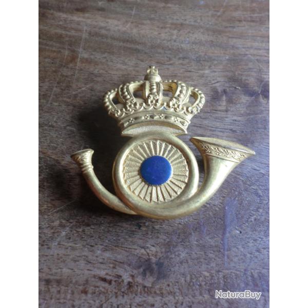 insigne de casquette cocarde  cor postal couronn�