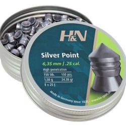Plombs Silverpoint 6.35mm H&N