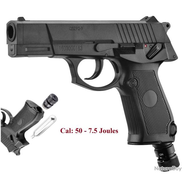 Pistolet de dfense Concorde Dfender  Cal 50 - 7.5 Joules