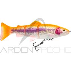 Leurre souple SAVAGE GEAR 4D Line thru trout MS 25cm 02 Golden albino