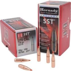 OGIVES HORNADY Cal.270 .277 130grs SST - Bo&icirc;te de 100 unit&eacute;s
